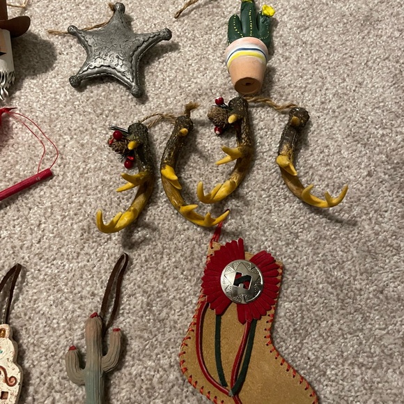 South western Christmas ornament lot Bundle 11 piece set - Picture 2 of 3